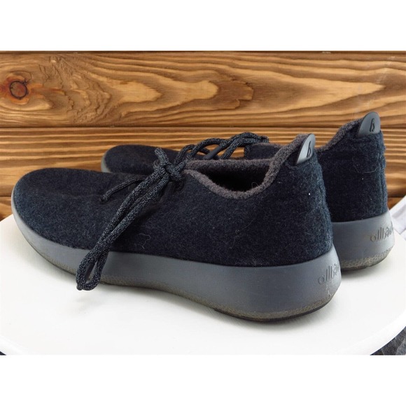 Allbirds Sz 10 Sneaker Black Wool Men Wool Runner Medium Athletic - Picture 9 of 11